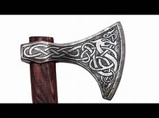 Engraved Axe Handle